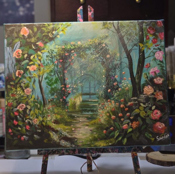 Gardens of Paradise: Acrylic on Canvas