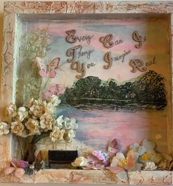 Whimsical Dream: Shadow box Art