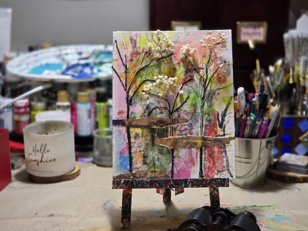 Mystic Forest: Hand-Painted Nature Print - Image 3