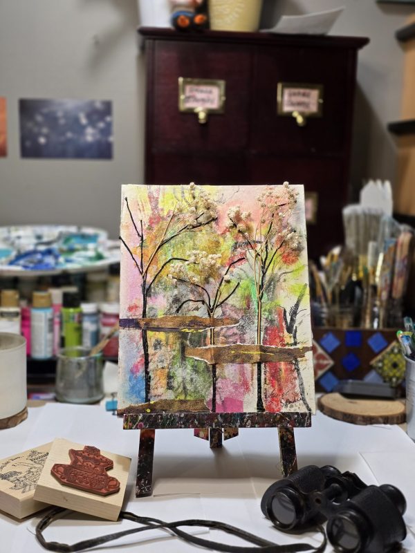 Mystic Forest: Hand-Painted Nature Print - Image 4